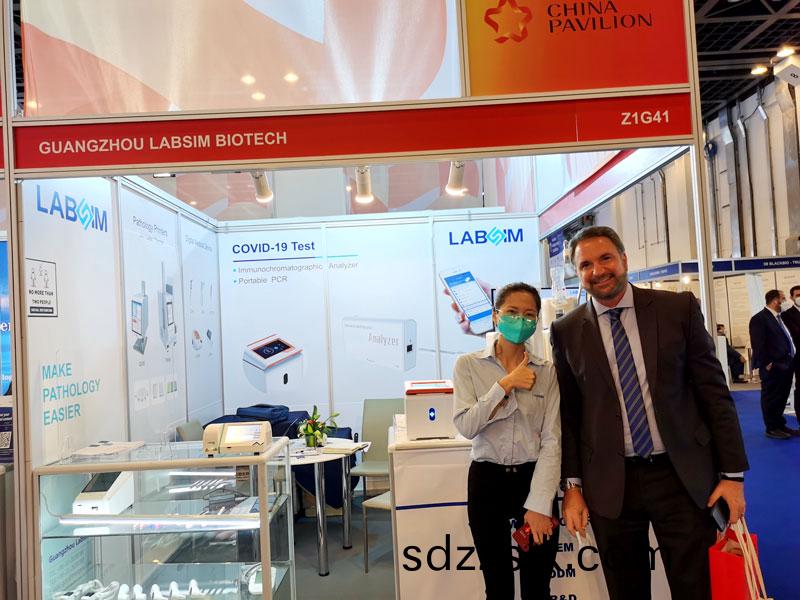 【展會(hui)迴(hui)顧】藍(lan)勃生(sheng)物(wu)精(jing)綵(cai)亮(liang)相2022 MEDLAB Middle East